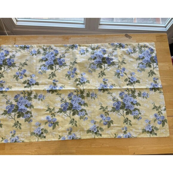 Laura Ashley Cassidy Cotton Floral Plaid Shams X2 Euro X2 King Cottage Farmhouse - Picture 7 of 12